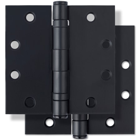 Miseno 4-1/2 x 4-1/2 Ball Bearing Square Corner Door Hinge - Pair Matte Black