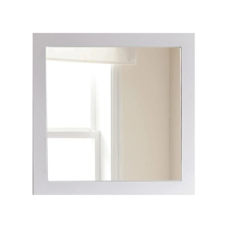 Miseno 30" W x 30" H Square Framed Bathroom Wall Mirror White