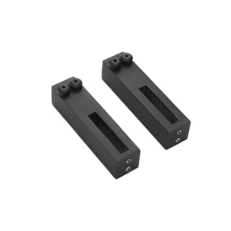 Miseno Tall Barn Door Flat Rail Stop Black