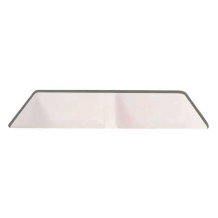 Miseno 43" Cast Iron Double Basin Kitchen Sink for Undermount Installations with 50/50 Split and Sound Dampening Technology Biscuit