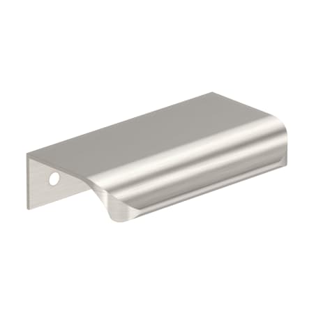 Miseno Lassen 2-3/16 Inch Center to Center Finger Cabinet Pull Brushed Satin Nickel