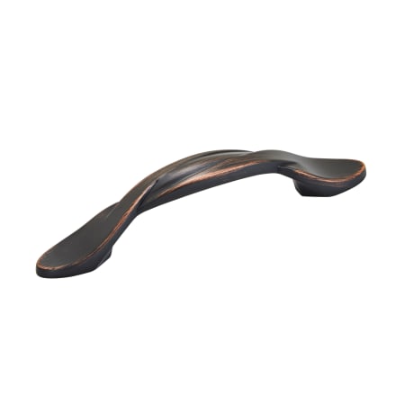 Miseno Elm 3 Inch Center to Center Handle Cabinet Pull - Pack of 10 Brushed Oil Rubbed Bronze