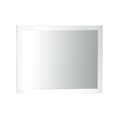 Miseno Americana 36" W x 30" H Traditional Rectangular Wood Framed Bathroom Wall Mirror White