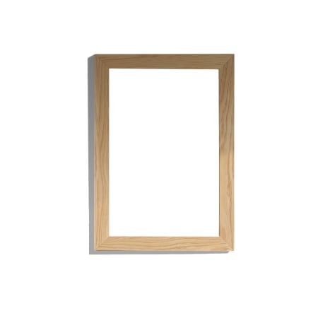 Miseno Sterling 24" W x 30" H Rectangular Wood Framed Bathroom Wall Mirror California White Oak