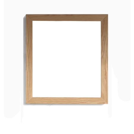 Miseno Sterling 30" W x 30" H Rectangular Wood Framed Bathroom Wall Mirror California White Oak