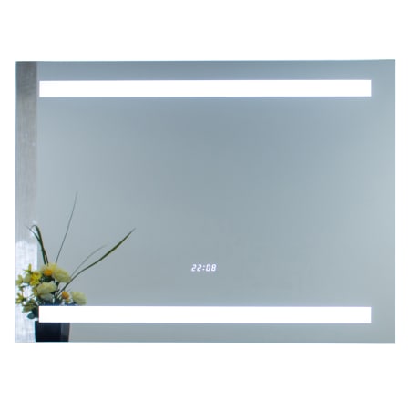 Miseno 38" W x 28" H Rectangular Frameless Bathroom Wall Mirror with LED Lighting Mirrored