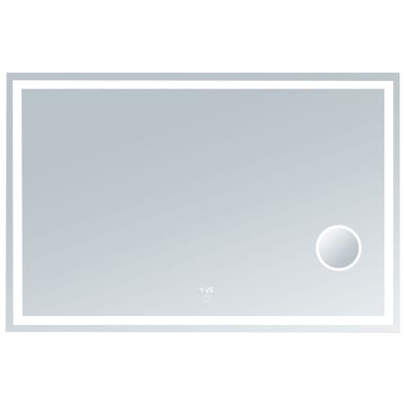 Miseno 48" W x 35" H Modern Rectangular Aluminum Frameless Bathroom Wall Mirror with LED Lighting N/A