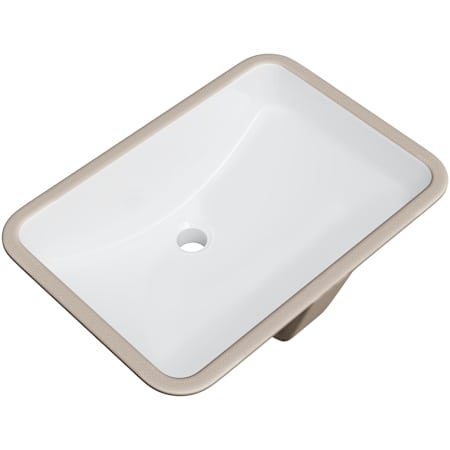 Miseno Myers 22" X 16" Undermount Bathroom Sink with Overflow Bright White