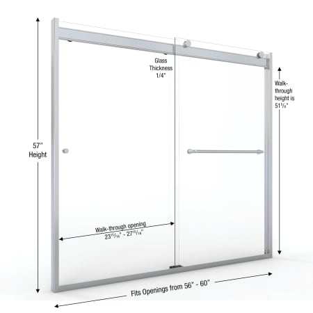 Miseno-MSDREV6057CL-Dimensions