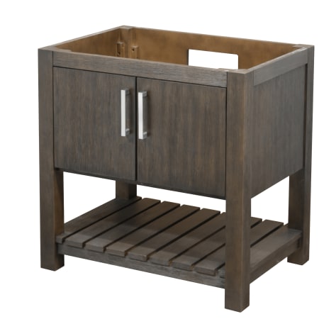 Miseno 30" Single Free Standing Vanity Cabinet Only - Less Vanity Top Cafe Mocha / Brushed Nickel Hardware