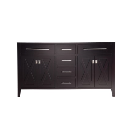 Miseno Wimbledon 60" Double Free Standing Vanity Cabinet - Less Vanity Top Brown