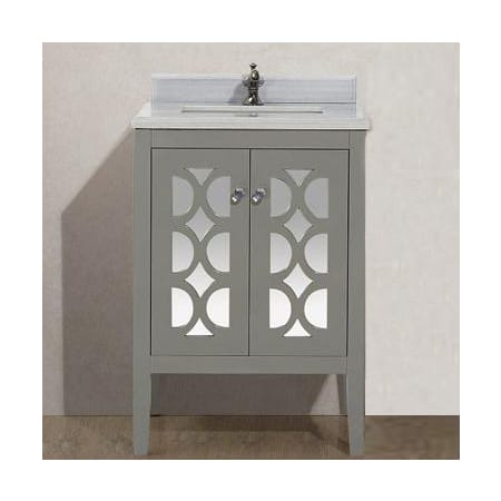 Miseno Mare 24" Free Standing Vanity with Vanity Top and Undermount Sink Gray