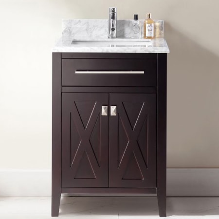 Miseno Torneo 24" Free Standing Vanity with Vanity Top and Undermount Sink Brown