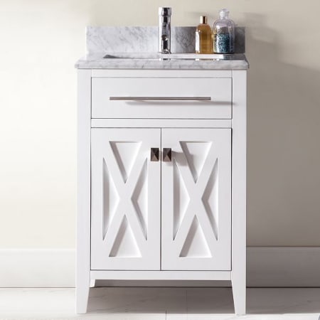 Miseno Torneo 24" Free Standing Vanity with Vanity Top and Undermount Sink White