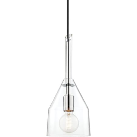 Mitzi Sloan Single Light 7" Wide Mini Pendant Polished Nickel