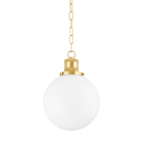 Mitzi Beverly 10" Wide Pendant Aged Brass