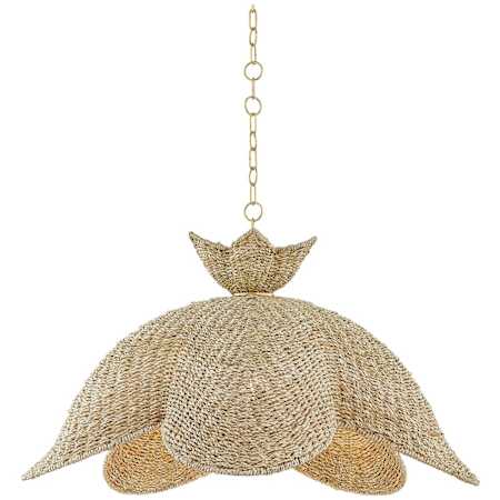 Mitzi Solie 34" Wide Pendant Aged Brass