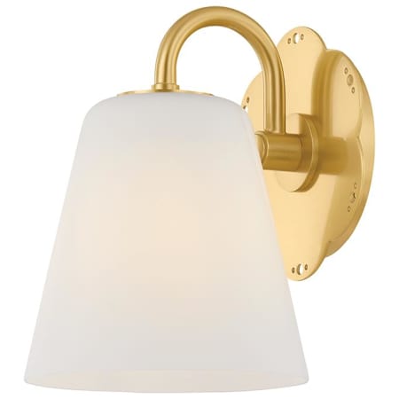 Mitzi Leonella 6" Wide Vanity Light Aged Brass