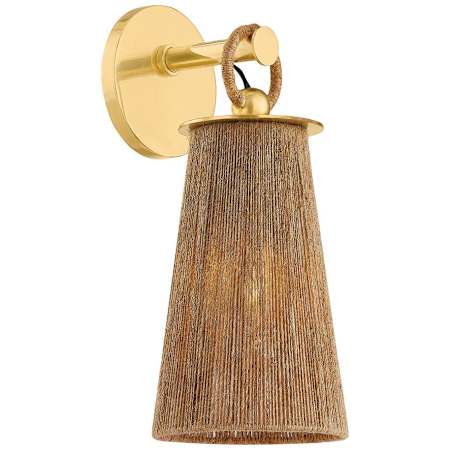 Mitzi Lauz 14" Tall Wall Sconce Aged Brass