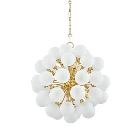 Mitzi Antoneta 6 Light 21" Wide Sputnik Chandelier Aged Brass