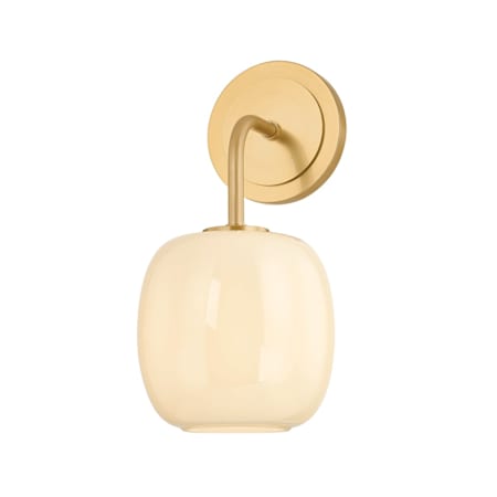 Mitzi Lisette 12" Tall Wall Sconce Aged Brass