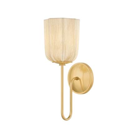 Mitzi Samantha 15" Tall Wall Sconce Aged Brass
