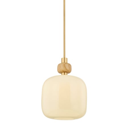 Mitzi Elise 16" Wide Pendant Aged Brass