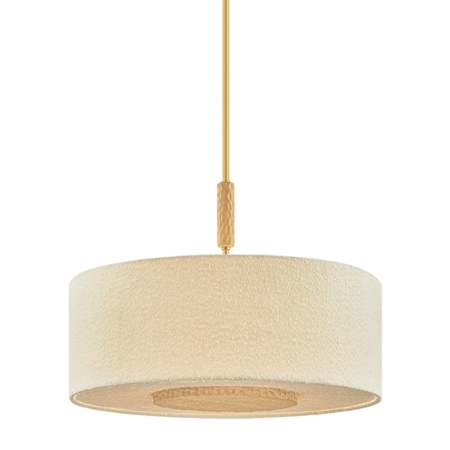 Mitzi Miller 4 Light 28" Wide Pendant Aged Brass