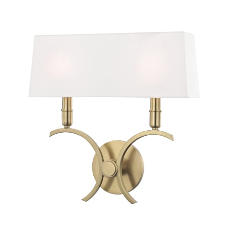 Mitzi Gwen 2 Light 14-3/4" Tall Wall Sconce - ADA Compliant Aged Brass