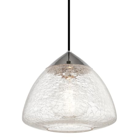 Mitzi Maya Single Light 12" Wide Pendant Polished Nickel