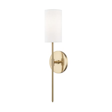 Mitzi Olivia Single Light 18-3/4" Tall ADA Compliant Wall Sconce Aged Brass