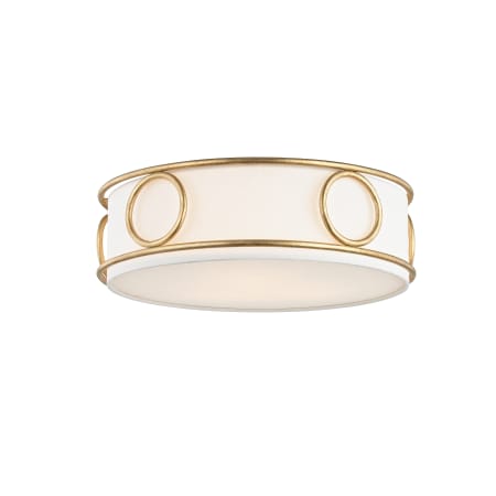 Mitzi Jade 3 Light 15-3/4" Wide Flush Mount Drum Ceiling Fixture Gold Leaf