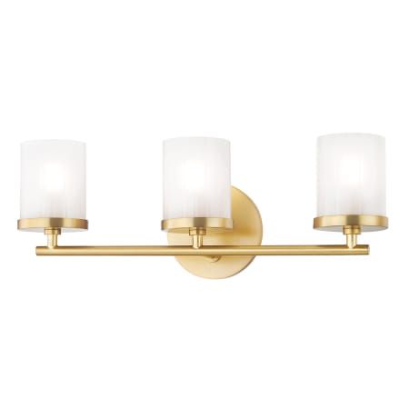 Mitzi Ryan 3 Light 17-1/2" Wide Bathroom Vanity Light Aged Brass