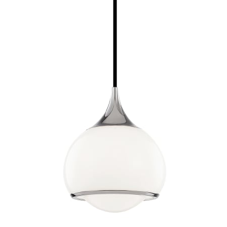 Mitzi Reese Single Light 7" Wide Mini Pendant Polished Nickel