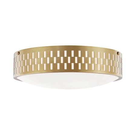 Mitzi Phoebe 14" Wide Flush Mount Ceiling Fixture Aged Brass