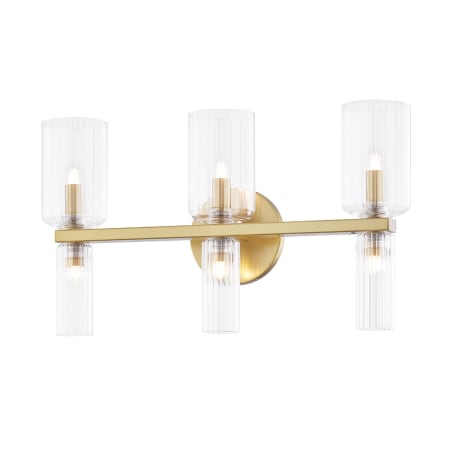 Mitzi Tabitha 6 Light 18" Wide Vanity Light Aged Brass