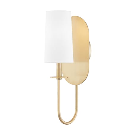 Mitzi Lara Single Light 17" Tall Wall Sconce Aged Brass