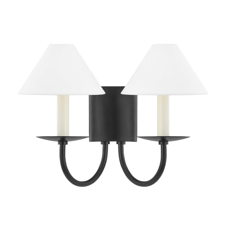 Mitzi Lenore 2 Light 11" Tall Wall Sconce Soft Black