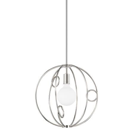 Mitzi Alanis 17" Wide LED Pendant Polished Nickel
