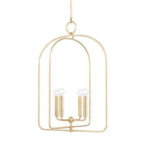 Mitzi Mallory 4 Light 23" Wide Multi Light Pendant Gold Leaf