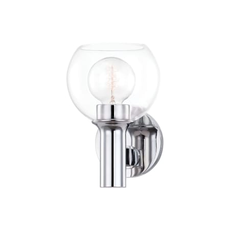 Mitzi Leslie 10" Tall Bathroom Sconce Polished Chrome
