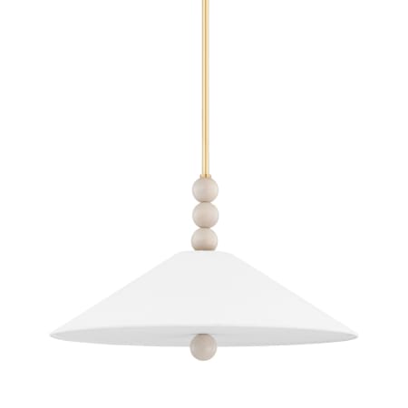 Mitzi Alexis 2 Light 22" Wide Pendant Aged Brass