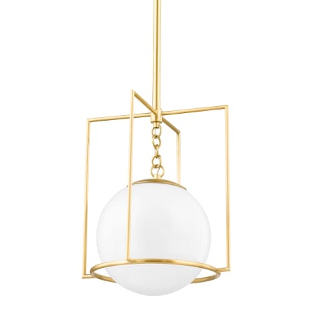 Mitzi Frankie 12" Wide Pendant Aged Brass