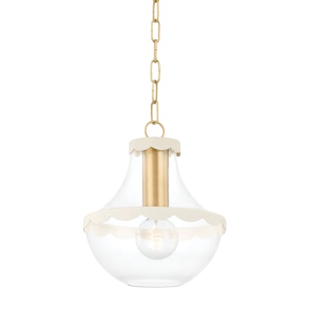 Mitzi Alaina 11" Wide Pendant Aged Brass