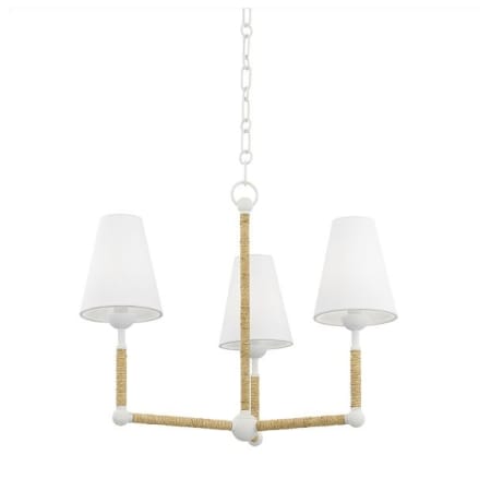 Mitzi Mariana 3 Light 24" Wide Chandelier Textured White