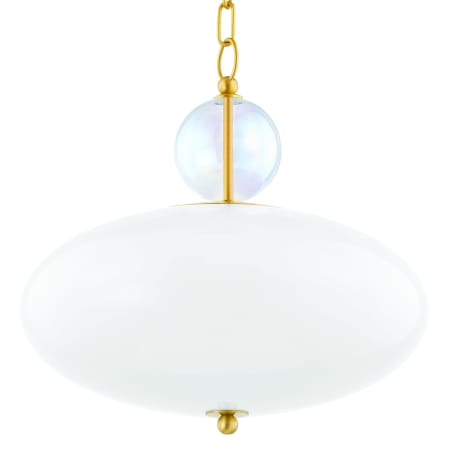 Mitzi Viviana 15" Wide Pendant Aged Brass
