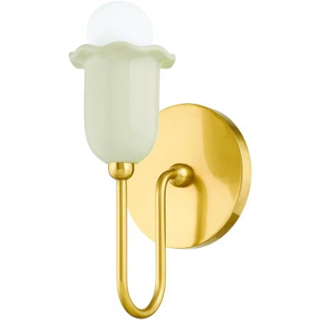 Mitzi Delilah 10" Tall Wall Sconce Aged Brass