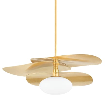 Mitzi Allida 30" Wide Pendant Vintage Gold Leaf
