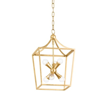 Mitzi Kendall 6 Light 12" Wide Multi Light Pendant Vintage Gold Leaf