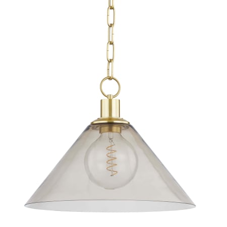 Mitzi Anniebee 16" Wide Pendant Aged Brass